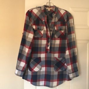 Flannel button down shirt